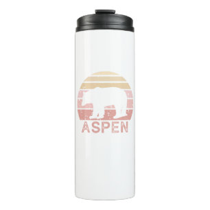Aspen Colorado Retro Beer Thermosbeker