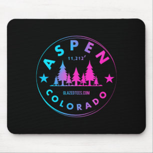 Aspen Colorado - retro grote bergwoud  Muismat