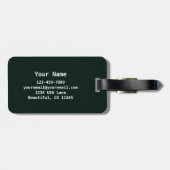 Aspen Colorado Rocky Mountain Bagagelabel (Achterkant horizontaal)