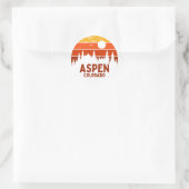 Aspen, Colorado Ronde Sticker (Tas)