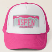 Aspen Colorado roze bord souvenir pet (Voorkant)