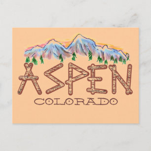 Aspen Colorado rustige briefkaart