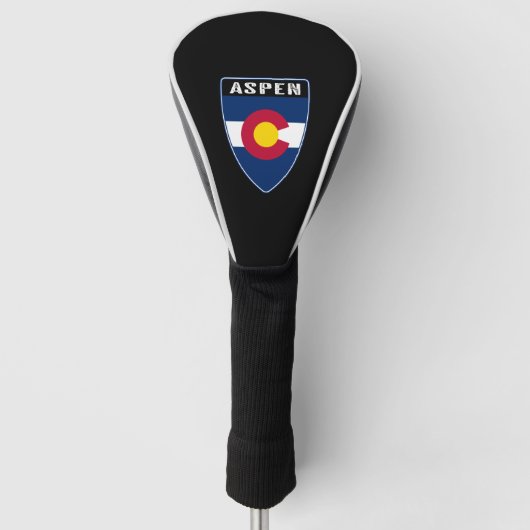 Aspen Colorado Shield Golfheadcover (Voorkant)