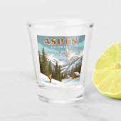  Aspen Colorado Shot Glas (Voorkant)