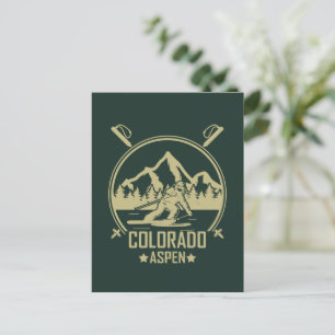 Aspen Colorado Ski Briefkaart