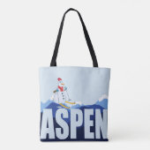 Aspen Colorado Ski Canvas tas (Achterkant)