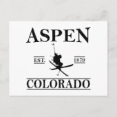 Aspen Colorado ski Feestdagenkaart (Voorkant)