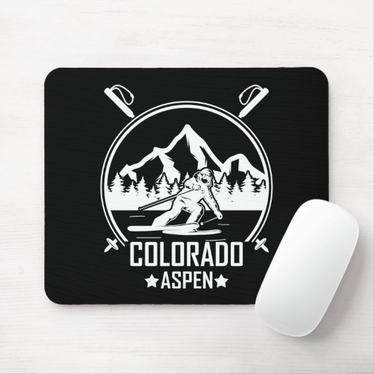 Aspen Colorado ski Muismat (Met muis)