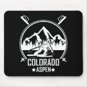 Aspen Colorado ski Muismat (Voorkant)