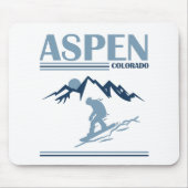 Aspen Colorado ski Muismat (Voorkant)