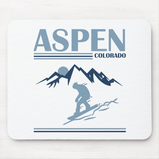 Aspen Colorado ski Muismat (Voorkant)