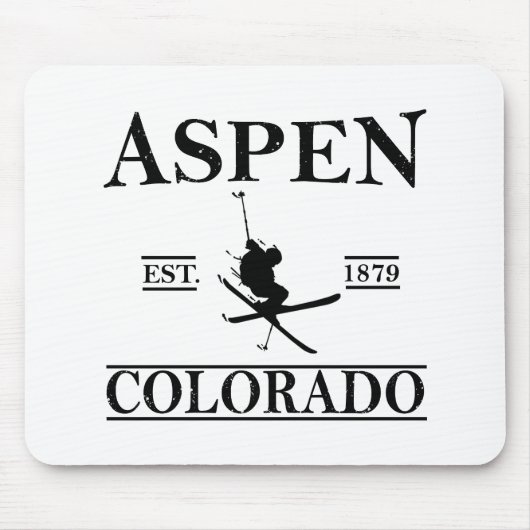 Aspen Colorado ski Muismat (Voorkant)