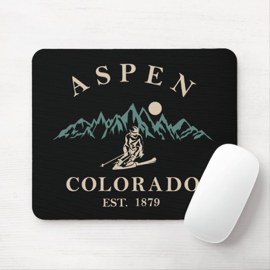 Aspen Colorado ski Muismat (Met muis)