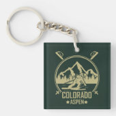 Aspen Colorado Ski Sleutelhanger (voorkant)