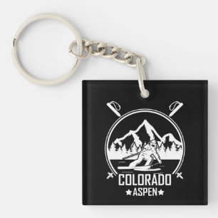 Aspen Colorado ski Sleutelhanger
