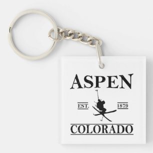 Aspen Colorado ski Sleutelhanger