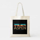 Aspen Colorado Ski -  Souvenir Mountain Ski Tote Bag (Achterkant)
