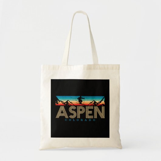 Aspen Colorado Ski -  Souvenir Mountain Ski Tote Bag (Voorkant)