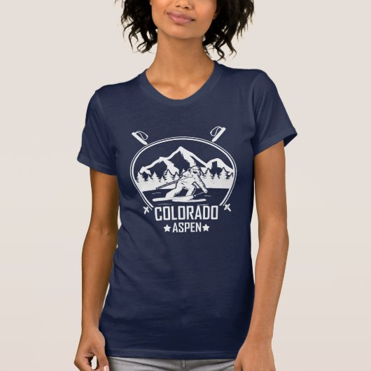 Aspen Colorado ski T-shirt (Voorkant)