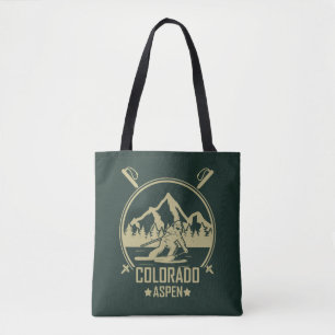 Aspen Colorado Ski Tote Bag