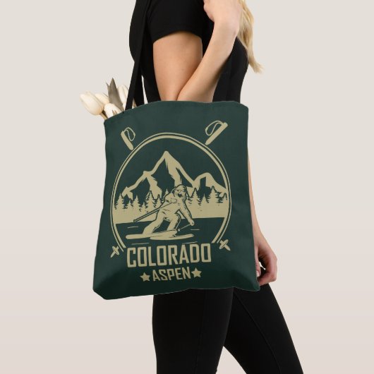 Aspen Colorado Ski Tote Bag (Dichtbij)