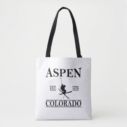Aspen Colorado ski Tote Bag (Voorkant)