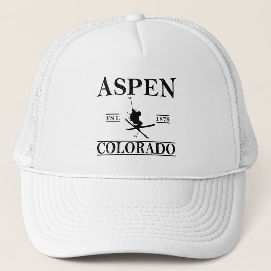 Aspen Colorado ski Trucker Pet (Voorkant)