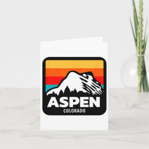 Aspen Colorado Skiën Snowboarden Family Trip Kaart