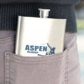 Aspen Colorado Skier Flacon (Voorbeeld)