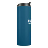 Aspen Colorado Skier Thermosbeker (Gedraaid links)
