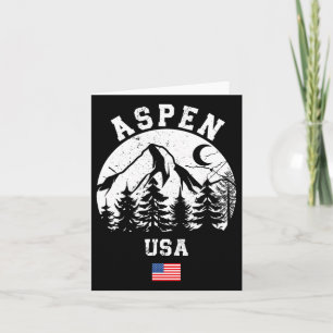 Aspen Colorado Skigebied Alpineskiën Amerikaanse v Kaart