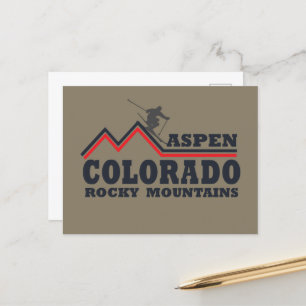 Aspen Colorado skigebied Feestdagenkaart