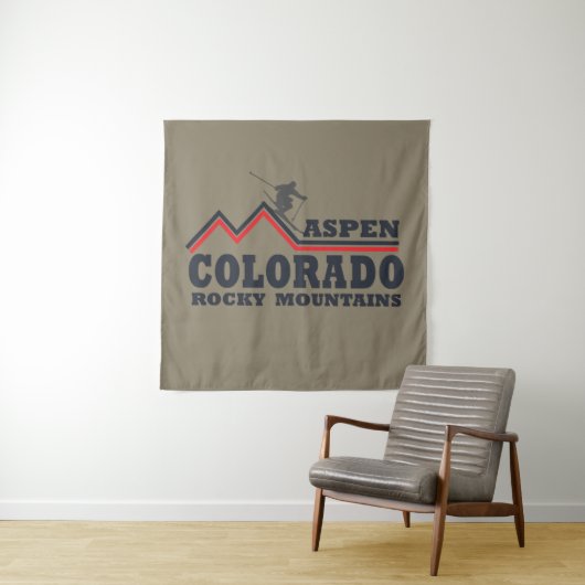 Aspen Colorado skigebied Wandkleed (In situ)