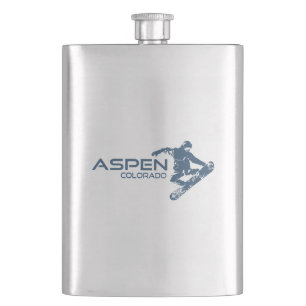 Aspen Colorado Snowboarder Flacon