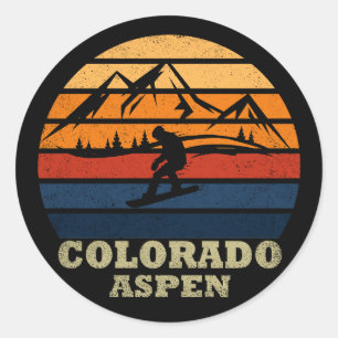 Aspen Colorado snowboarder Ronde Sticker