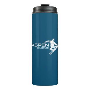 Aspen Colorado Snowboarder Thermosbeker