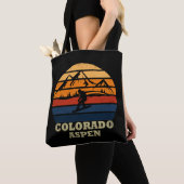 Aspen Colorado  snowboarder Tote Bag (Dichtbij)