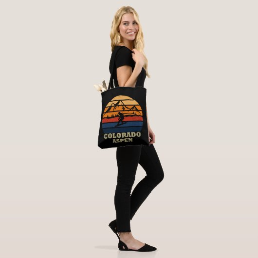 Aspen Colorado  snowboarder Tote Bag (Op model)