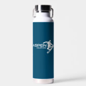 Aspen Colorado Snowboarder Waterfles (Voorkant)