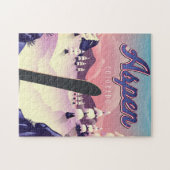 Aspen Colorado Snowboardposter Legpuzzel (Horizontaal)