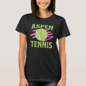 Aspen Colorado Tennisser T-shirt (Voorkant)