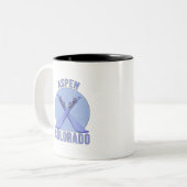 Aspen, Colorado Tweekleurige Koffiemok (Voorkant links)