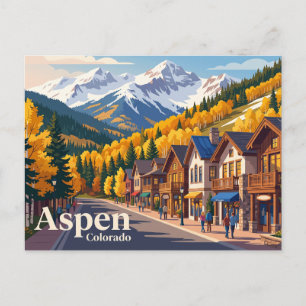 Aspen, Colorado, Verenigde Staten Briefkaart