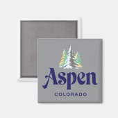 Aspen Colorado Verenigde Staten Magneet (Voorkant / Achterkant)