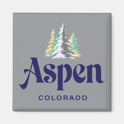 Aspen Colorado Verenigde Staten Magneet (Voorkant)