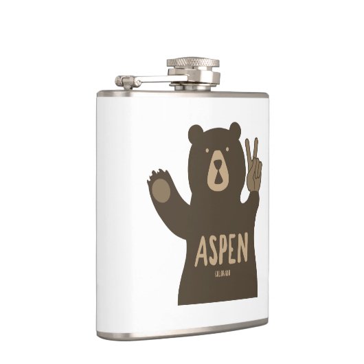 Aspen Colorado Vrede Beer Heupfles (Rechts)