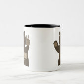 Aspen Colorado Vrede Beer Tweekleurige Koffiemok (Center)