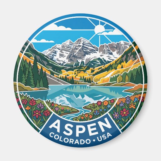 Aspen Colorado VS Magneet (Voorkant)