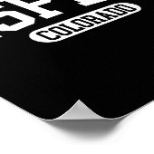 Aspen Colorado Winter Ski Gift Poster (Hoek)