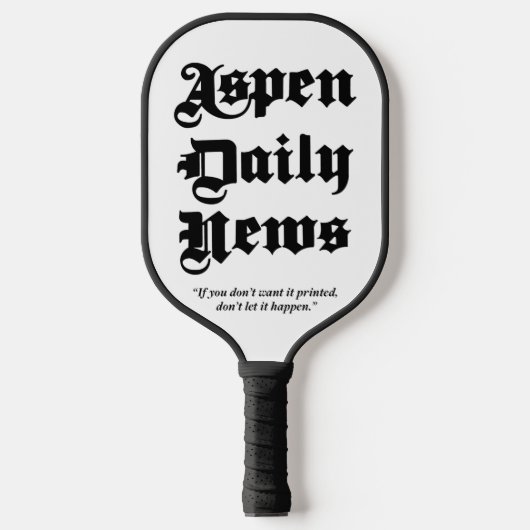 Aspen Daily News Paddle Board (Voorkant)